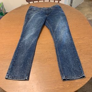 Levi's 511 Slim Straight Men's Jeans Stretch Dark Acid Wash Size 34x30